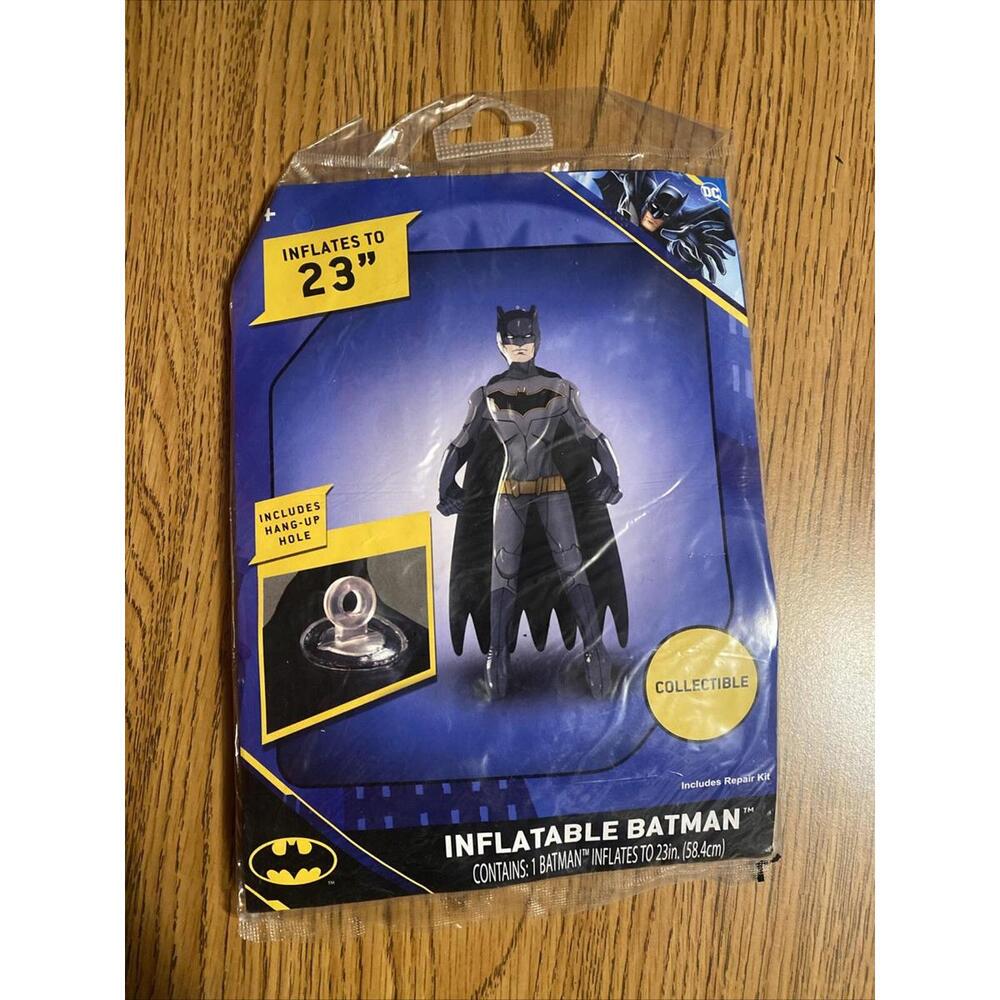 DC 23" Collectible Inflatable Batman Includes Hang-up Hole & Repair Kit